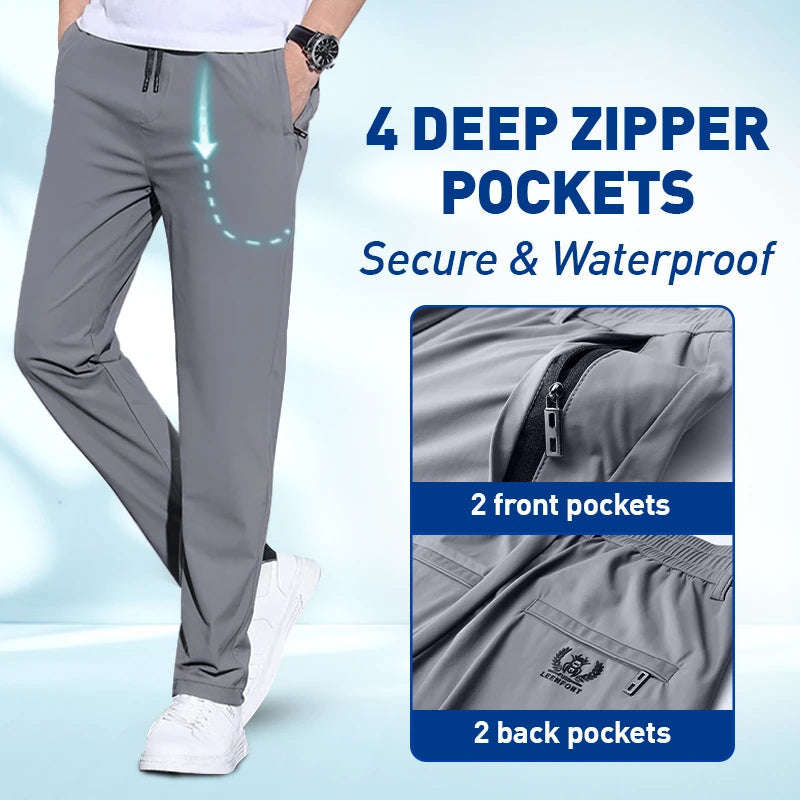 💖LAST DAY SALE 50% OFF❄️2025 New Unisex Quick Dry Ultra Stretch Ice Silk Pants