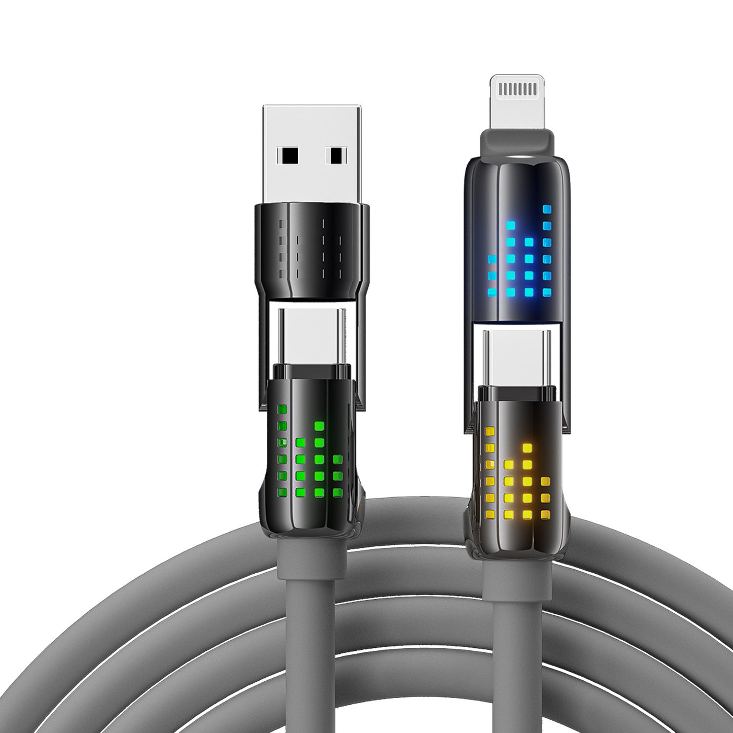 🔥Final 3 Hours: 70%OFF⚡4-in-1 USB Charging Cable mFish fast charging