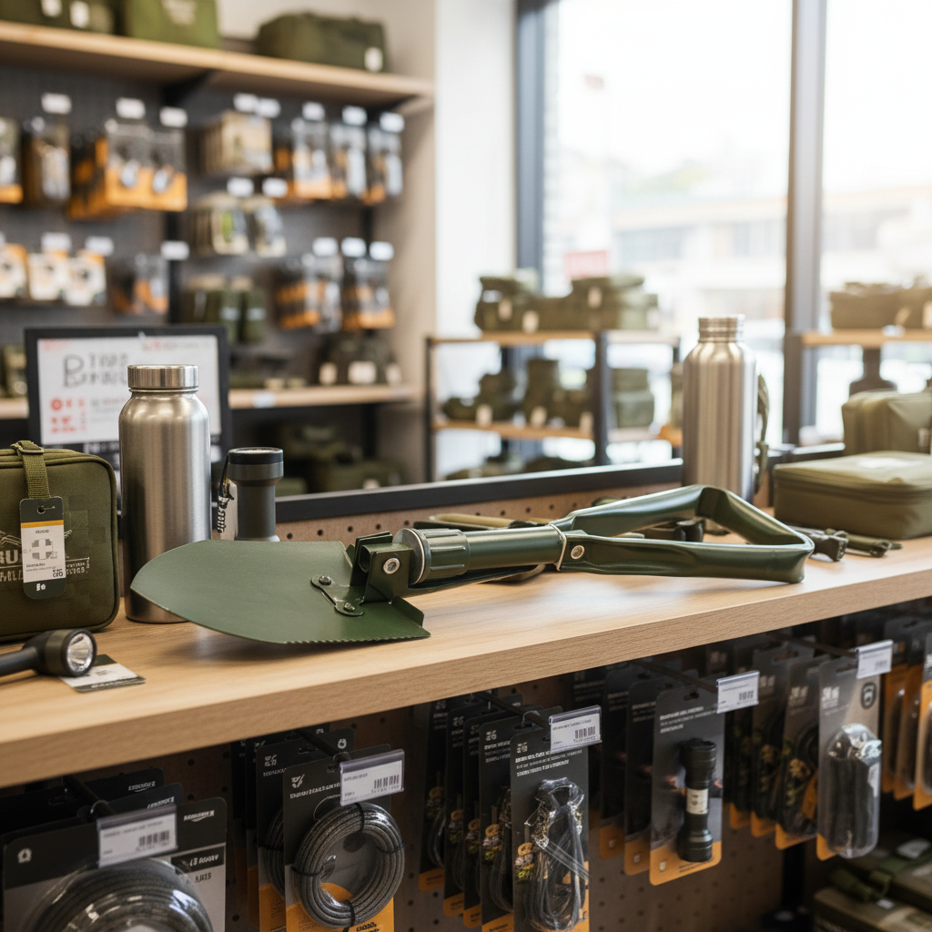 Multifunctional folding shovel